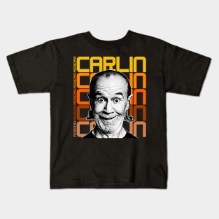 George Carlin :: Retro Comedy FanArt Tribute Kids T-Shirt